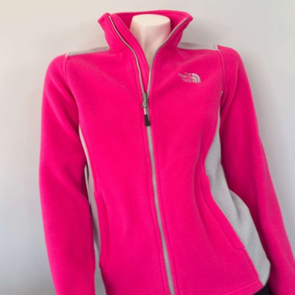 ❤️THE NORTH FACE GLACIER Women’s Full-Zip Jacket Fuchsia Pink - Extra Small